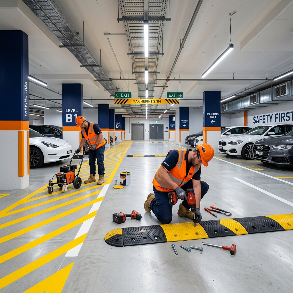 Uzman Otopark Çizgi ve Montaj Ekibi