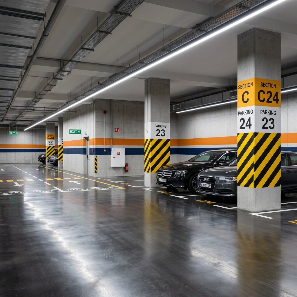 Otopark Kolon ve Duvar Kuşak Boyama Hizmetleri